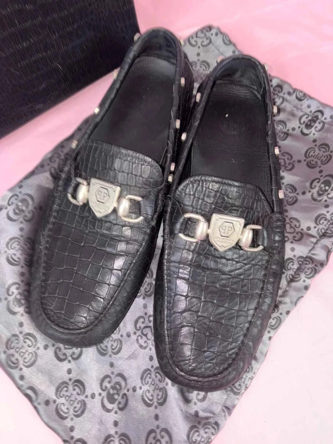 Philippe men's loafers, Philipp Plein, super condition, size 42 – photo 5